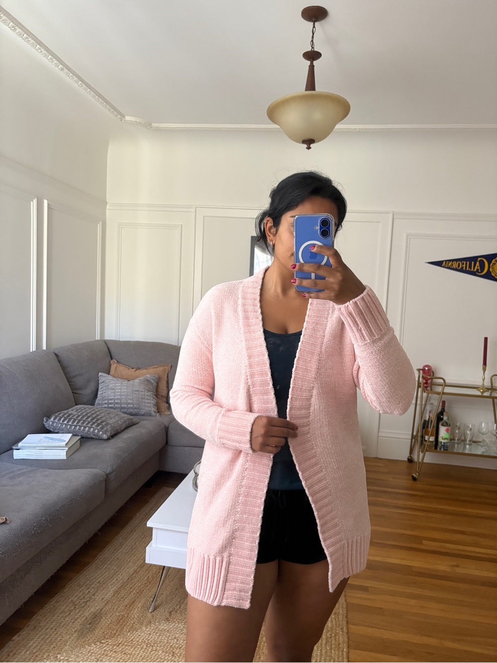 Denver Hayes Soft Pink Cardigan